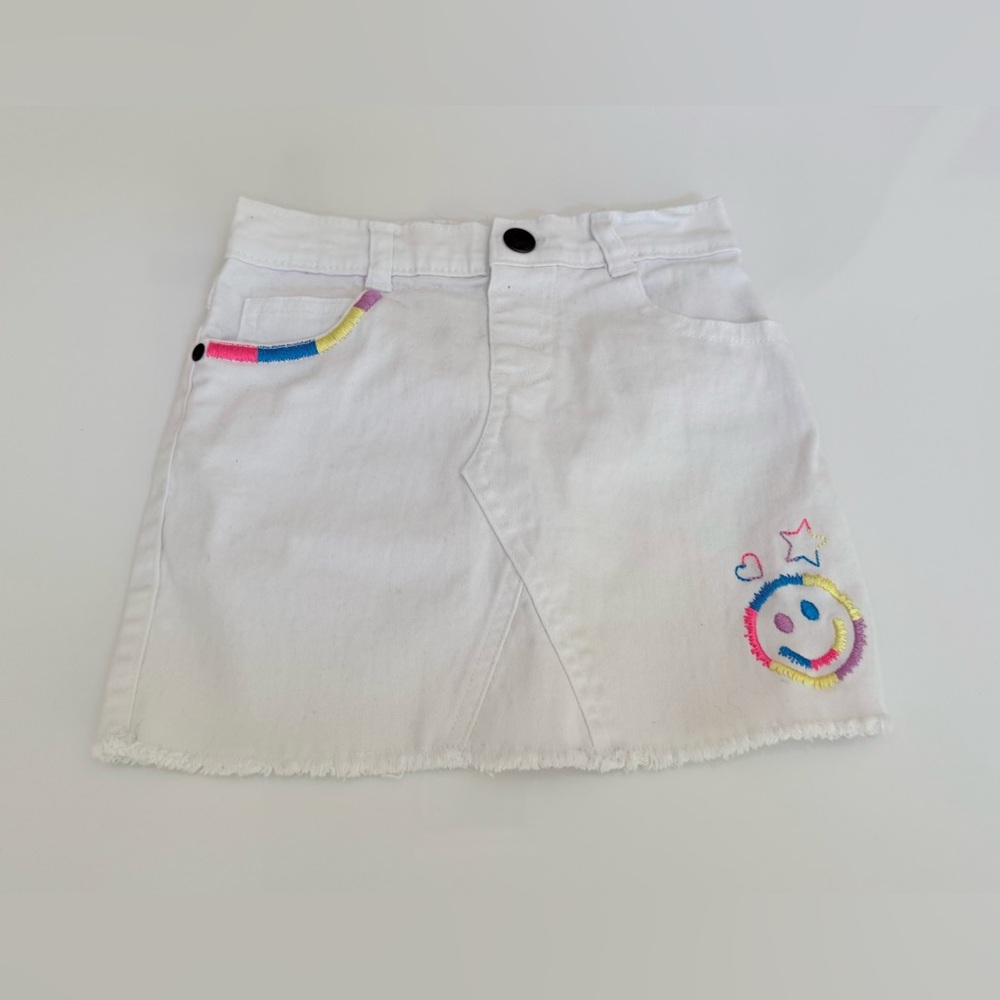 Garanimals White Skirt with Colorful Embroidery